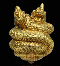 Load image into Gallery viewer, Phaya Nak Geow 2545 (Rare 100pcs Gelaithong) (B) - MKCamulet